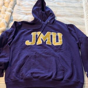 JMU Champion Purple and Gold Men's Hoodie